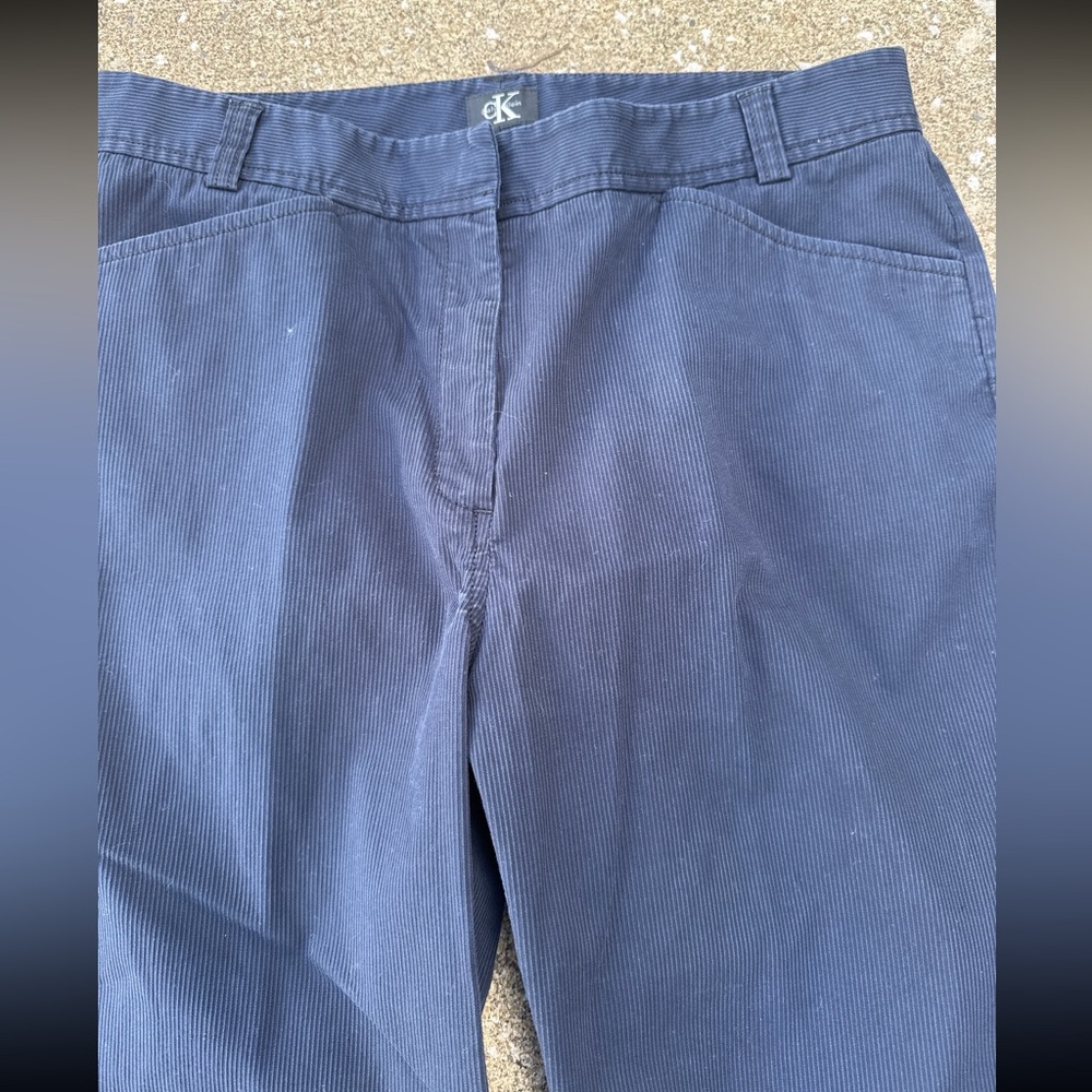 Y2K Women’s CK Calvin Klein Corduroy Capris Size 6 - Picture 3 of 5